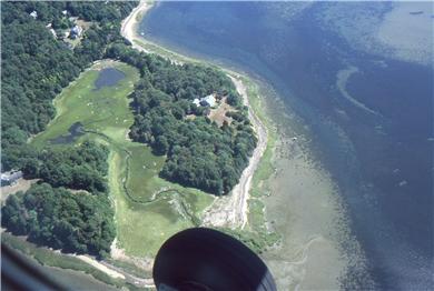 East Orleans Cape Cod vacation rental - Arial view of house