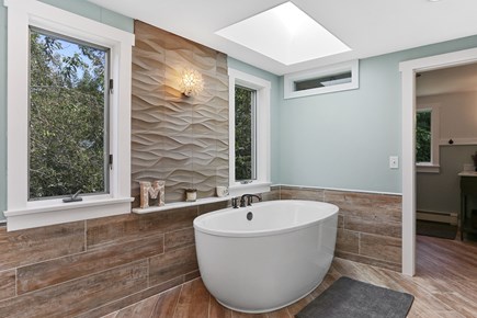 Chatham Cape Cod vacation rental - Relaxing soaking tub under skylight