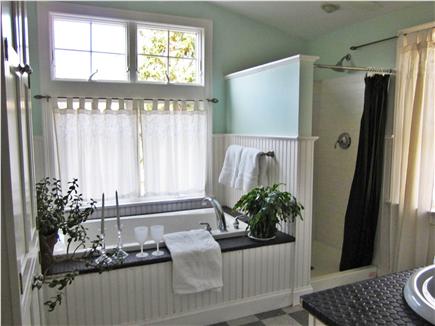 Brewster Cape Cod vacation rental - Master bath with whirlpool and separate shower