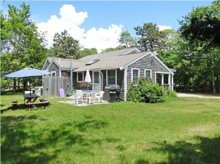 West Yarmouth Cape Cod vacation rental - Large yard with outdoor shower, grill