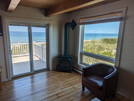 sandwich Cape Cod vacation rental - Enjoy Our Living Room with AC, Fireplace, HDTV and Fabulous Views