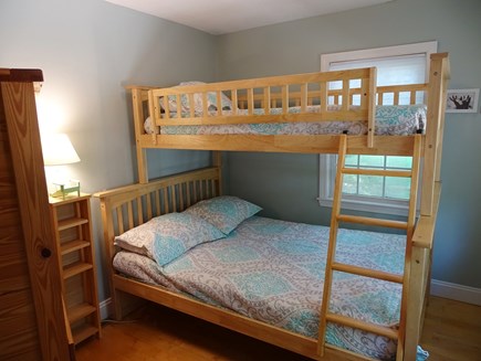West Yarmouth Cape Cod vacation rental - Twin over full size bunk on main floor, with TV