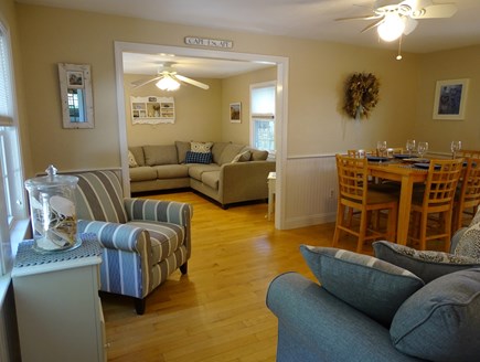 West Yarmouth Cape Cod vacation rental - New furniture in open living area
