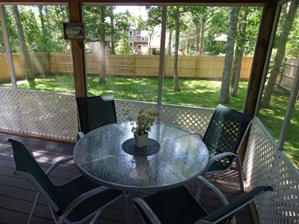West Yarmouth Cape Cod vacation rental - Lovely place to enjoy a meal, overlooking back yard