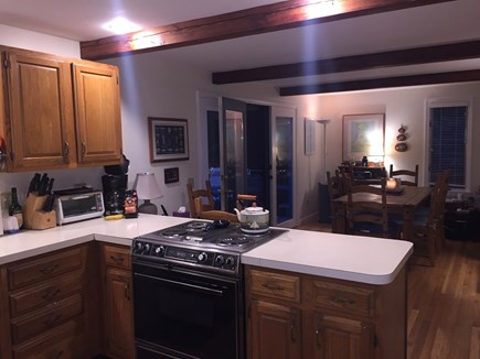East Orleans Cape Cod vacation rental - Kitchen island and dining room