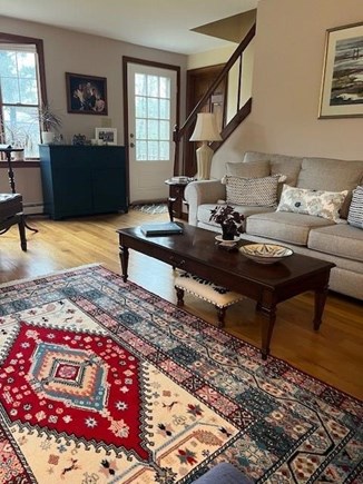 Eastham Cape Cod vacation rental - Large living room with baby grand piano in the back left.