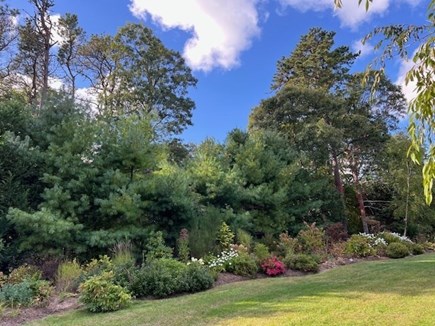 Eastham Cape Cod vacation rental - Mature garden and lawn for outdoor games.<br/>