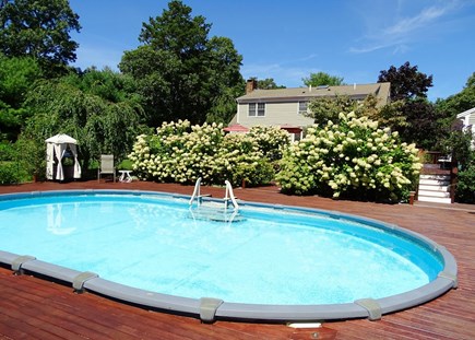 Eastham Cape Cod vacation rental - Beautiful pool area with plentiful seating