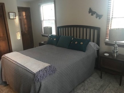 Eastham Cape Cod vacation rental - First floor Master Bedroom with queen bed and ensuite bathroom.