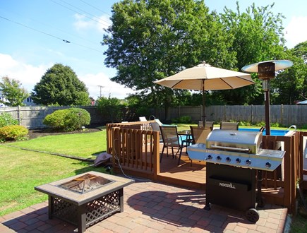West Yarmouth Cape Cod vacation rental - Fire pit, gas grill, outdoor seating