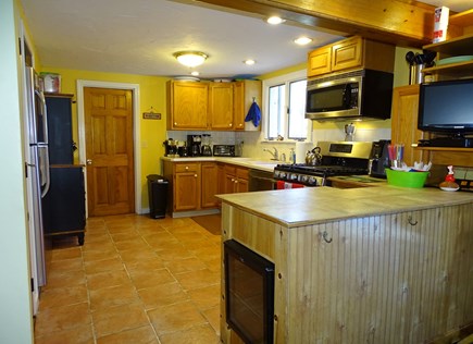 West Yarmouth Cape Cod vacation rental - Kitchen with all appliances, adjacent to bathroom
