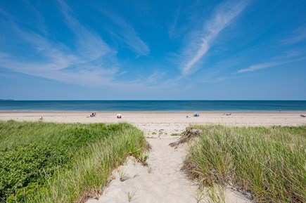 Sagamore Beach, Bourne Cape Cod vacation rental - View to beach