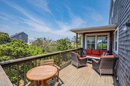 Sagamore Beach, Bourne Cape Cod vacation rental - Side deck