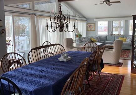 Brewster Cape Cod vacation rental - Dining room looking into living room