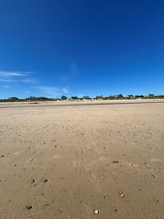 Sagamore Beach, Sandwich  Cape Cod vacation rental - Low tide look at the house from beach