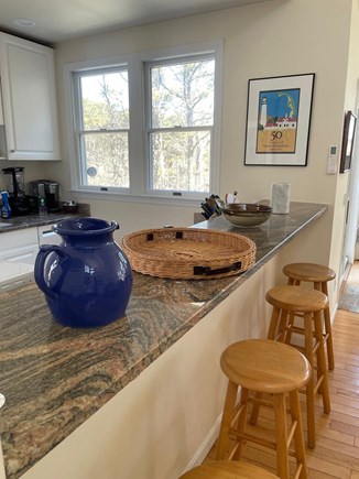 Wellfleet Cape Cod vacation rental - The kitchen is open to living areas and connected to main deck