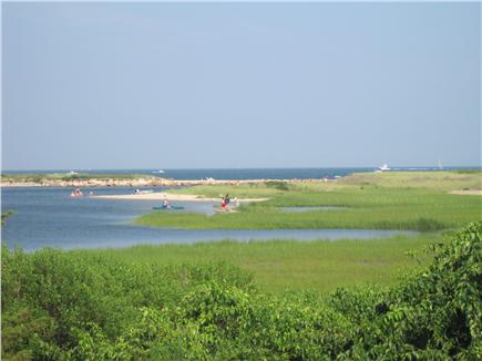 Falmouth Cape Cod vacation rental - Back of beach with shallow area for younger children to explore