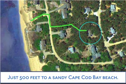 North Eastham Cape Cod vacation rental - Aerial view