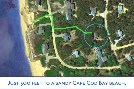 North Eastham Cape Cod vacation rental - Aerial view