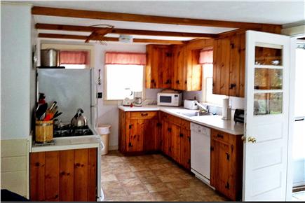 North Eastham Cape Cod vacation rental - Kitchen (gas convection oven and Bosch dishwasher)