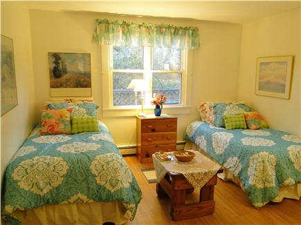 Chatham, Ridgevale Beach Cape Cod vacation rental - Twin Bedroom on main floor w/ porta crib in closet