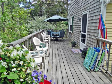 Chatham, Ridgevale Beach Cape Cod vacation rental - Large deck for outdoor relaxation and entertaining