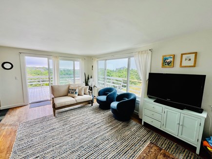 Ryder Beach Bayside, Truro Cape Cod vacation rental - Upper Living Room