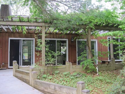New Seabury Cape Cod vacation rental - View from Garden to back Patio