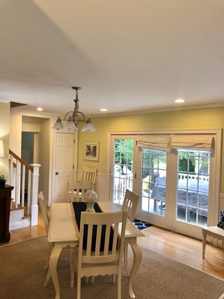 West Harwich Cape Cod vacation rental - Dining room area with leaf extension available for extra seating