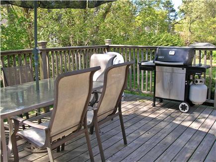 South Dennis Cape Cod vacation rental - The back deck off the dining room