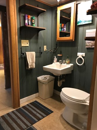 Eastham Cape Cod vacation rental - Downstairs full bathroom W/tub and shower