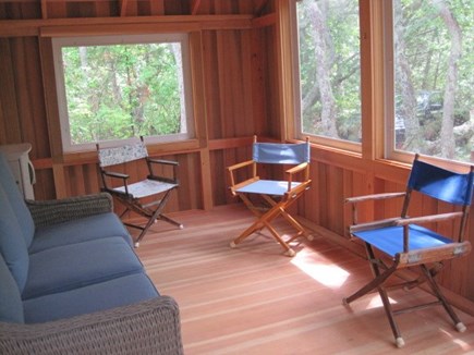 Brewster Cape Cod vacation rental - Screened-in porch catches summer breezes.