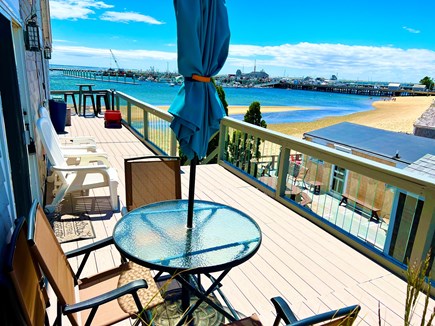 Provincetown,  - #3 Next to Macmillan Wharf  Cape Cod vacation rental - Beautiful water views from deck