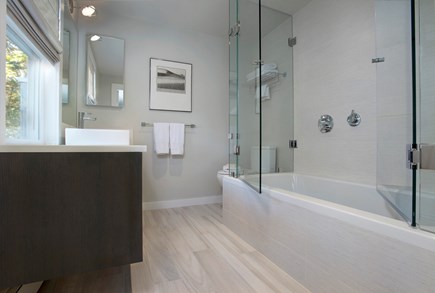 Wellfleet Cape Cod vacation rental - Newly renovated bathroom with big tub