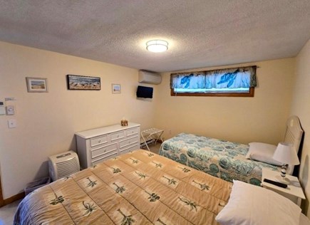 Sagamore Beach, Sandwich Cape Cod vacation rental - Downstairs bedroom.  1 queen and 1 twin.