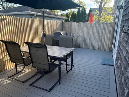 Dennis Port Cape Cod vacation rental - Newly renovated and enlarged enclosed back deck