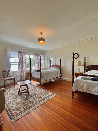 South Orleans Cape Cod vacation rental - Upstairs water view bedroom with double twin beds