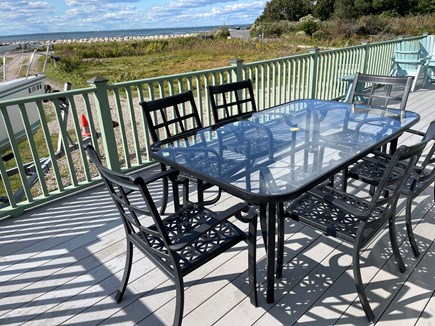Woods Hole Cape Cod vacation rental - Front porch dining