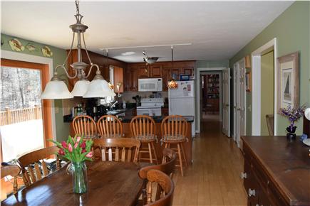 Chatham Cape Cod vacation rental - Dining area with sliders to deck and grill