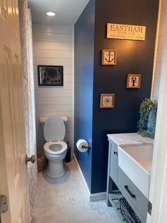 Eastham Cape Cod vacation rental - Downstairs half Bathroom