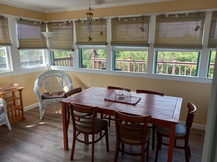 East Sandwich Cape Cod vacation rental - Closed in porch facing beach (off of living room)