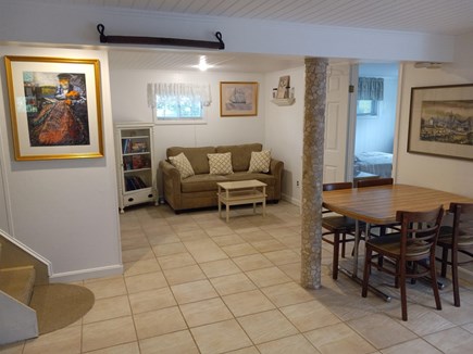 East Sandwich Cape Cod vacation rental - Open floor plan in lower level w/BR, bath, game room, laundry