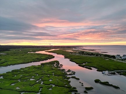 East Sandwich Cape Cod vacation rental - View of the marsh side of the property.