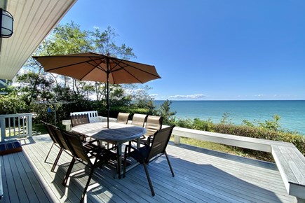 Eastham Cape Cod vacation rental - Deck Overlooking Cape Cod Bay