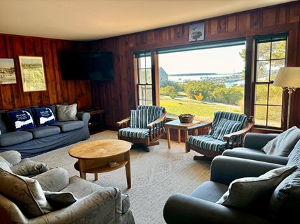 Wellfleet Cape Cod vacation rental - Watch the harbor colors change from the spacious living room