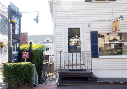 Provincetown Cape Cod vacation rental - Entrance to walkway on Commercial St. across from library.