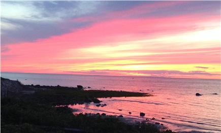 East Dennis Cape Cod vacation rental - The end of a perfect beach day - a spectacular sunset.