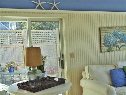 19 Hedge Row ,West Yarmouth (L Cape Cod vacation rental - Family room and Deck with views of Lewis Bay