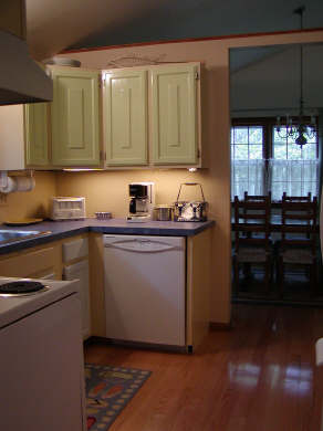 South Chatham Cape Cod vacation rental - Kitchen towards Dining Room