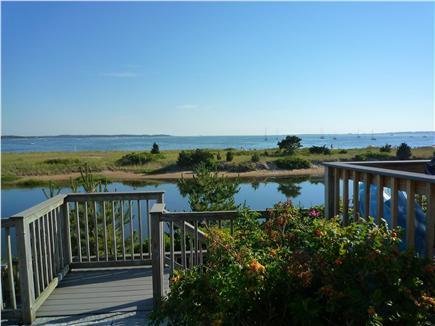 West Yarmouth, MA Cape Cod vacation rental - The waterfront view from the brick walkway.